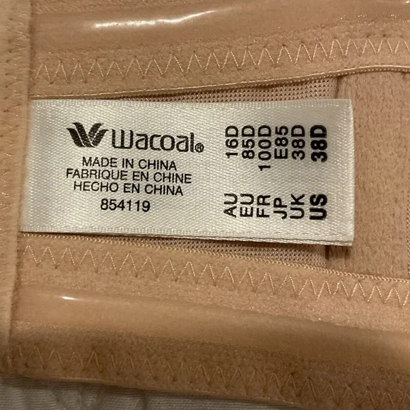 NWOT Wacoal 854119 Red Carpet Strapless Underwire Bra 38D - Picture 11 of 15